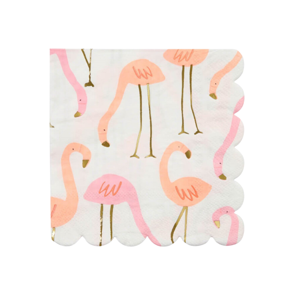 Meri MeriMeri Meri - Neon Flamingo Napkins - Neon Flamingo Peçete - S169795