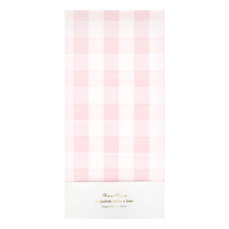 Meri MeriMeri Meri - Pembe Pötikare Kağıt Masa Örtüsü302595