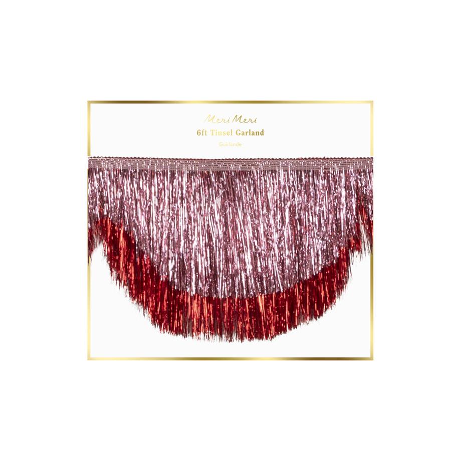 Meri MeriMeri Meri - Pembe Simli Dalgalı Asılan Süs294333