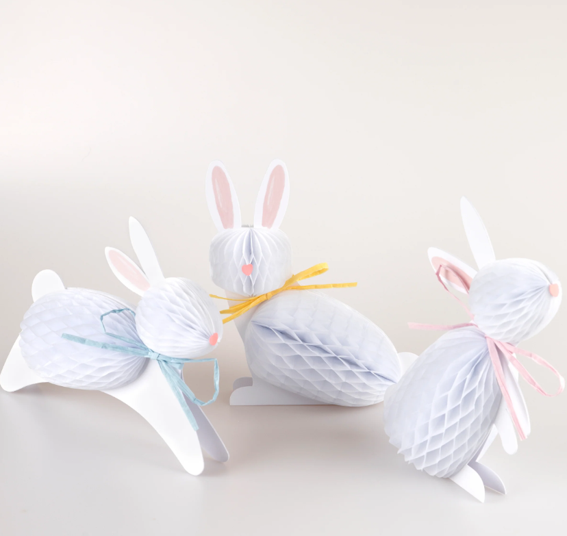 Meri MeriMeri Meri - Tavşan Honeycomb Masa Süsü - 6 Adet272777