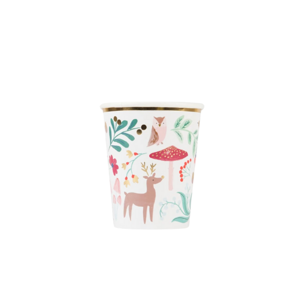 Meri MeriMeri Meri - Winter Woodland Cups - Orman Bardak (8'li)280113
