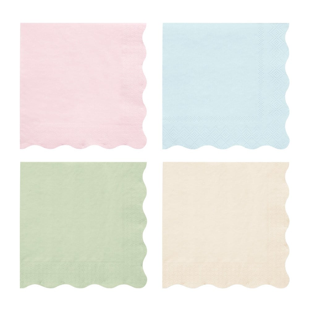 Meri Meri - Ladurée Paris Large Napkins - Ladurée Paris Peçeteler - L - 16'lı Peçeteler