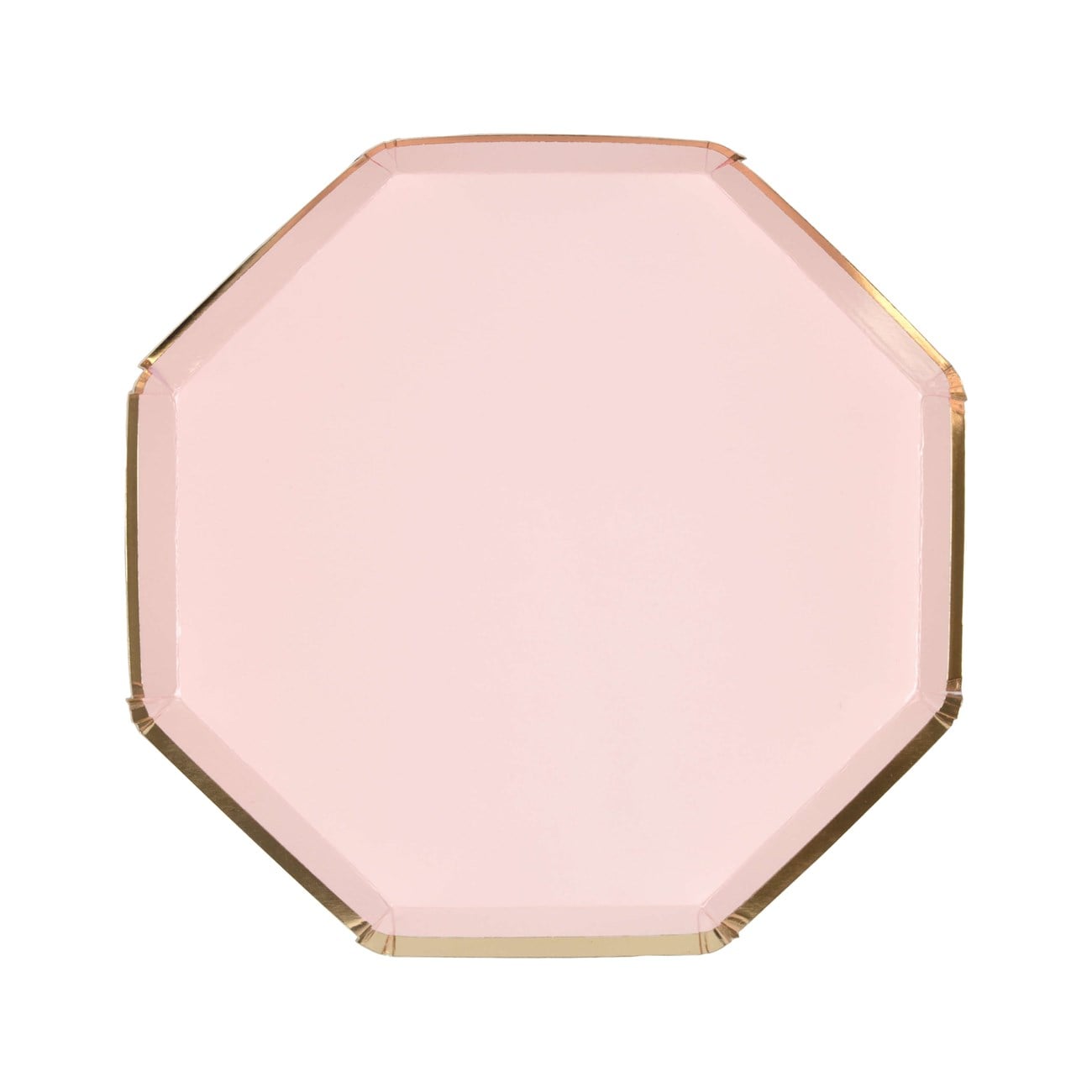 Meri Meri - Dusky Pink Plates - Toz Pembe Tabaklar - M - 8li