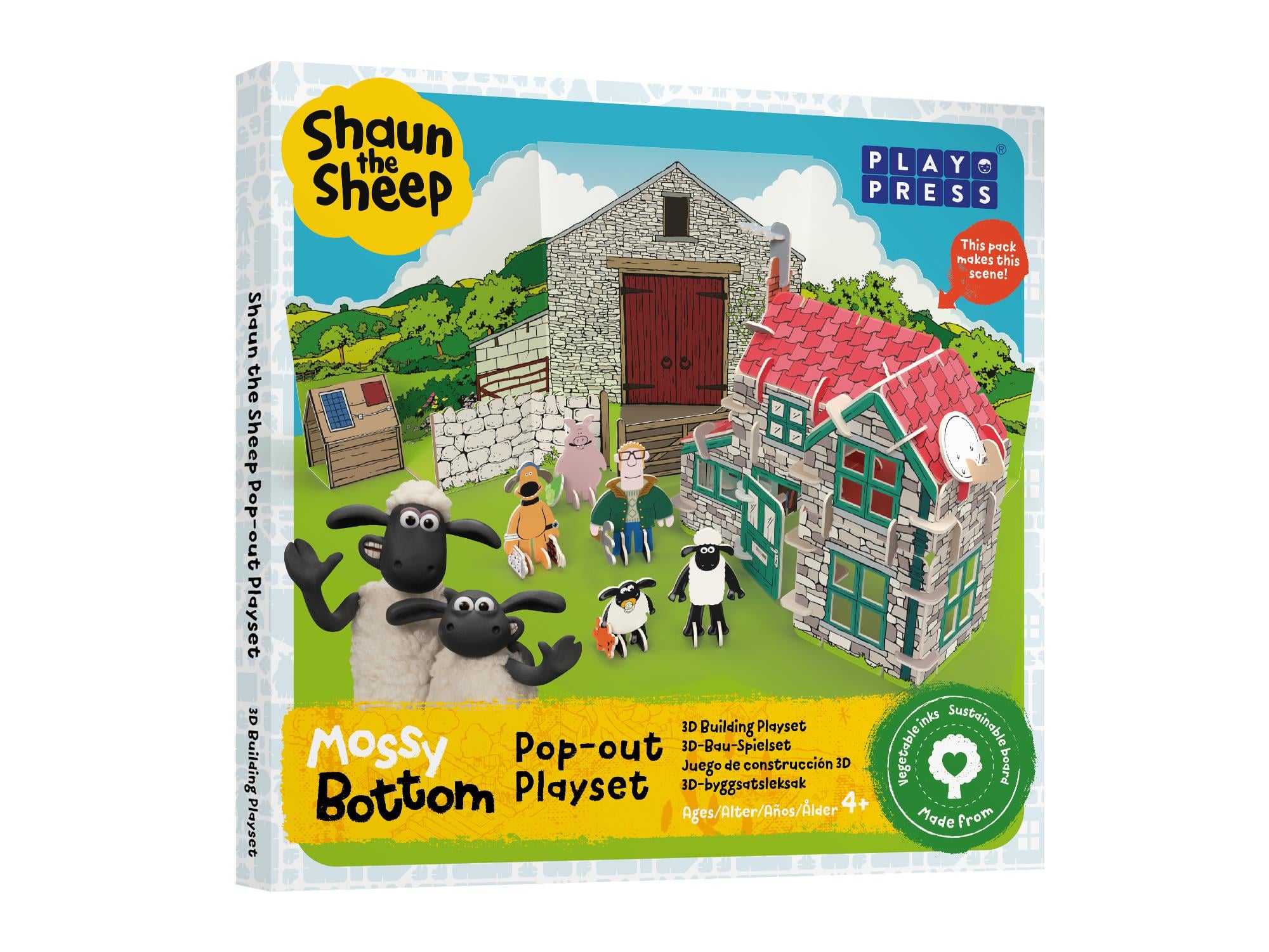 PlayPressPlayPress - Story Playset - Shaun the Sheep Mossy BottomL0006