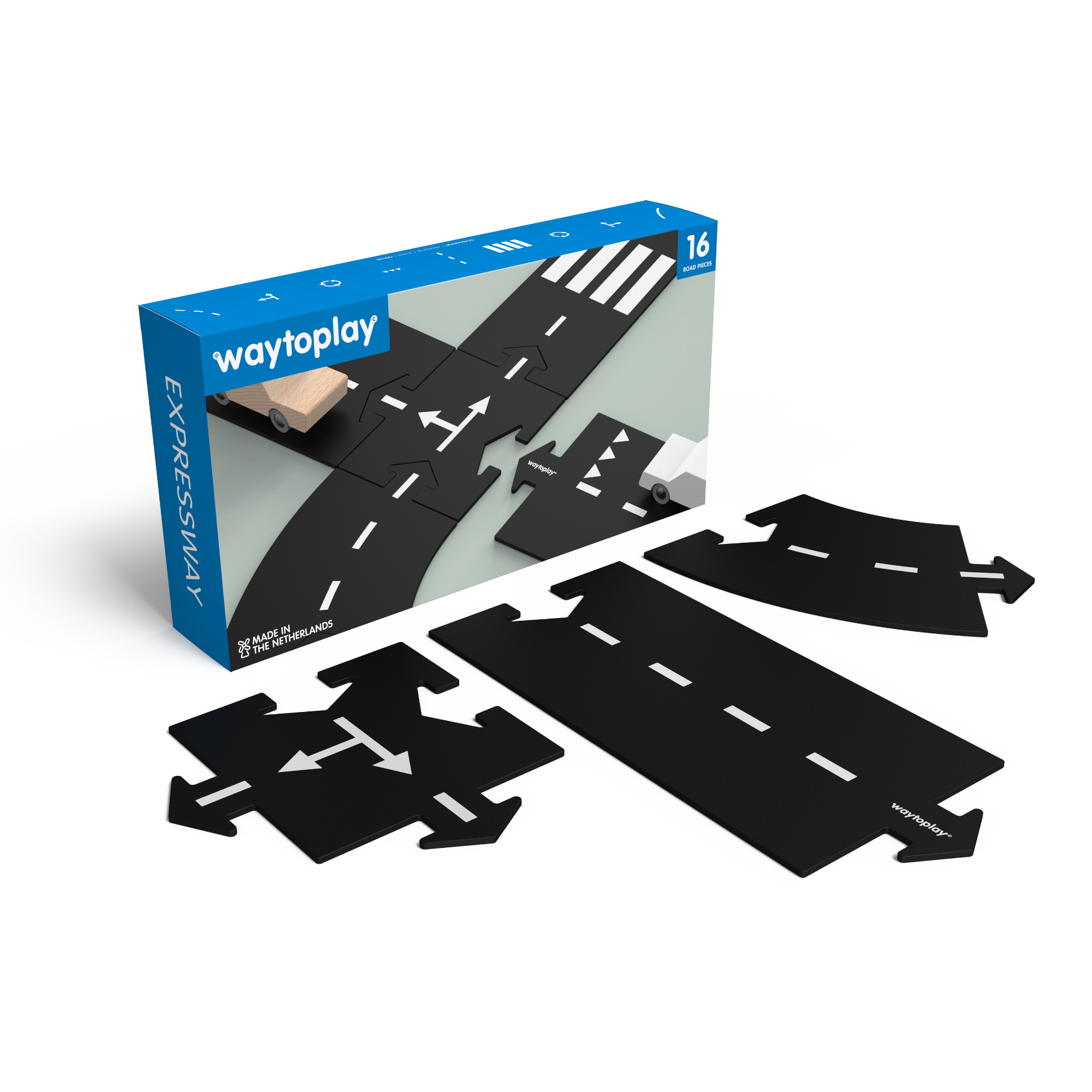 Waytoplay - Expressway - 16 Parça STEM - Eğitici Setler