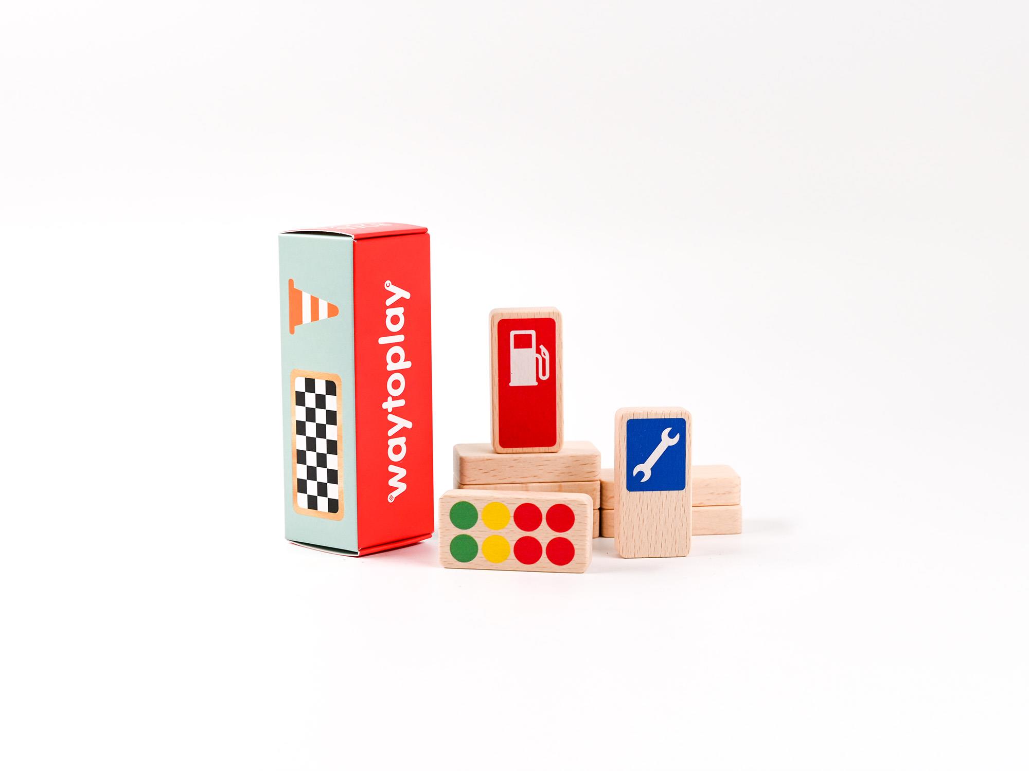 Waytplay - Roadblocks Set Race Signs STEM - Eğitici Setler