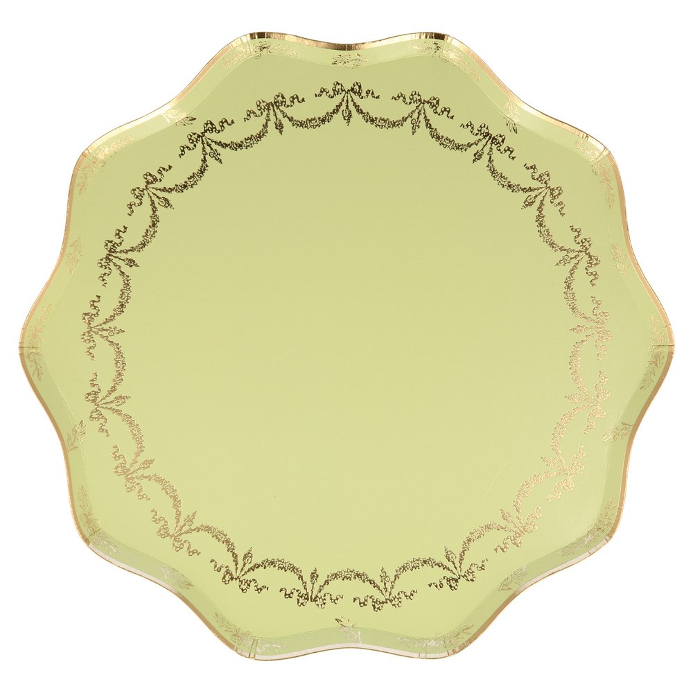 Meri Meri - Ladurée Paris Dinner Plates - Ladurée Paris Tabaklar - L - 8'li Tabaklar