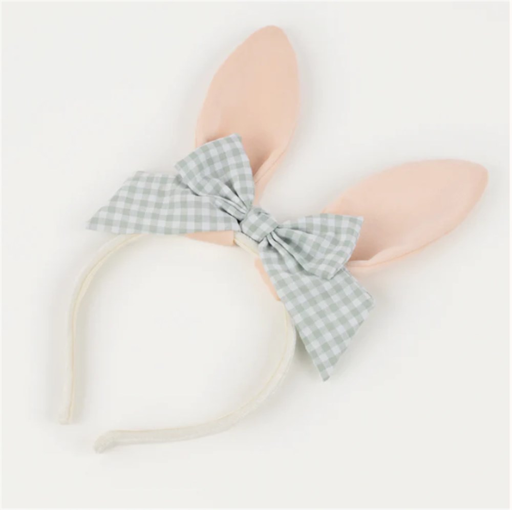 Meri Meri - Velvet Pom Pom Bunny Ears - Kadife Pom Pom Tavşan Kulakları Tokalar ve Taçlar