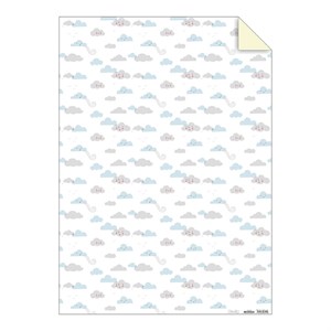 Meri Meri - Clouds Gift Wrap Sheets - Bulutlar Hediye Paketlem Kağıdı