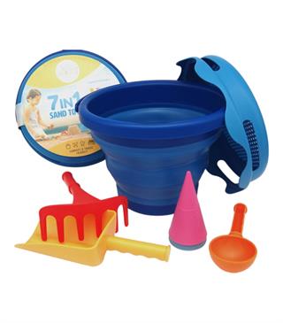 compacToyscompacToys - 7in1 Plaj Kovası Seti - Mavi99100201