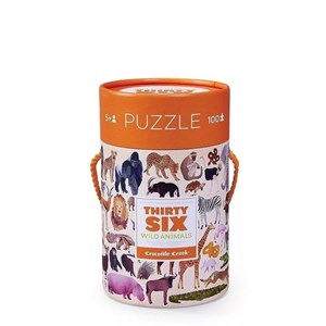 Corocdile Crek Puzzle - 100 Parça - Vahşi Hayvanlar Gizden Gelenler