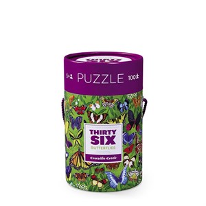 Corocodile Creek Puzzle - 100 Parça - Kelebekler Gizden Gelenler