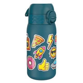 ION8ION8 - Paslanmaz Çelik Çocuk Suluk - Çıkartmalar - 400 ml - SızdırmazI8SS400PDTSTIC