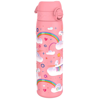 ION8ION8 - Paslanmaz Çelik İnce Suluk - Gökkuşağı Unicorn - 600 ml - SızdırmazI8SS600PPUNIRAIN