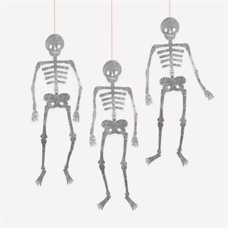 Meri MeriMeri Meri - Halloween - Dev Simli Eklemli İskelet Süsleri (3'lü)303900