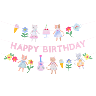 Meri MeriMeri Meri - Kitten Club Garland Set - Yavru Kedi Kulübü Asılan Süs Seti300804