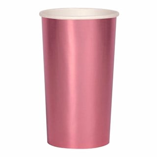 Meri MeriMeri Meri - Metallic Pink Cups - Metalik Pembe Bardak - L182035
