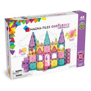 Magna-Tiles Castle DLX + microMAGS - Prenses Şatosu 48 Parça Mıknatıslı Oyunlar