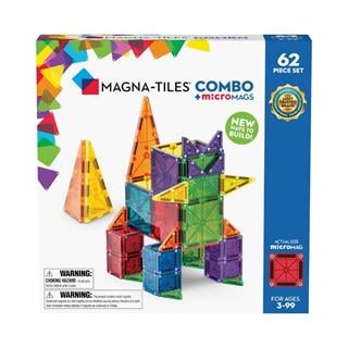 Magna-Tiles Combo + microMAGS - 62 Parça Mıknatıslı Oyunlar