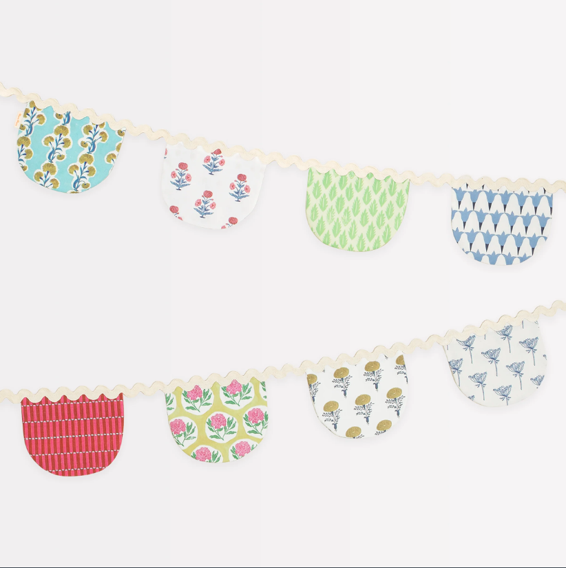 Meri Meri - Molly Mahon Fabric Garland - Molly Mahon Kumaş Asılan Süs Asılan Süsler