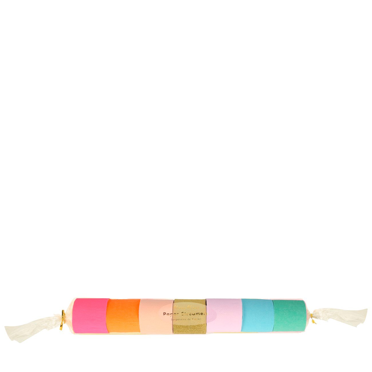Meri Meri - Bright Crepe Paper Streamers - Renkli Kağıt Şeritler l Karavan  Kids