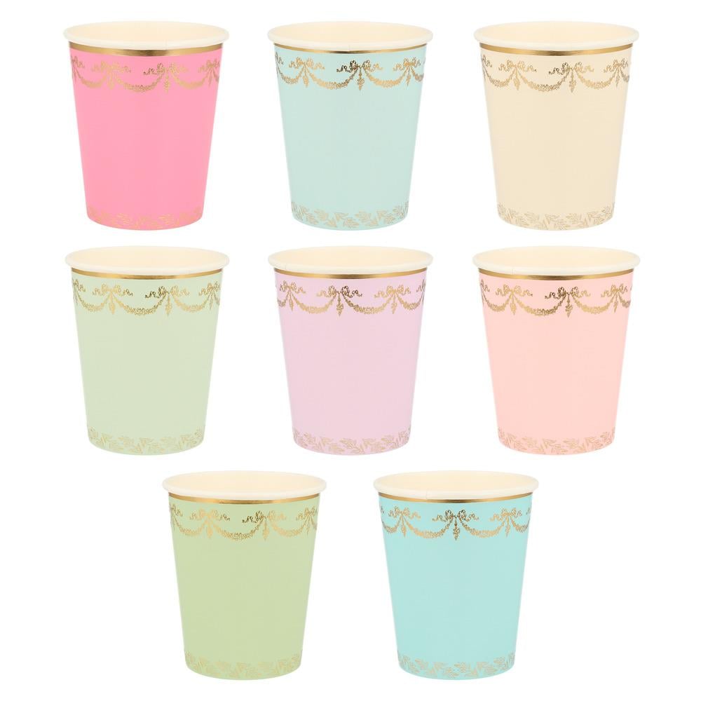Meri Meri - Ladurée Paris Cups - Ladurée Paris Bardaklar (8'li) Bardaklar