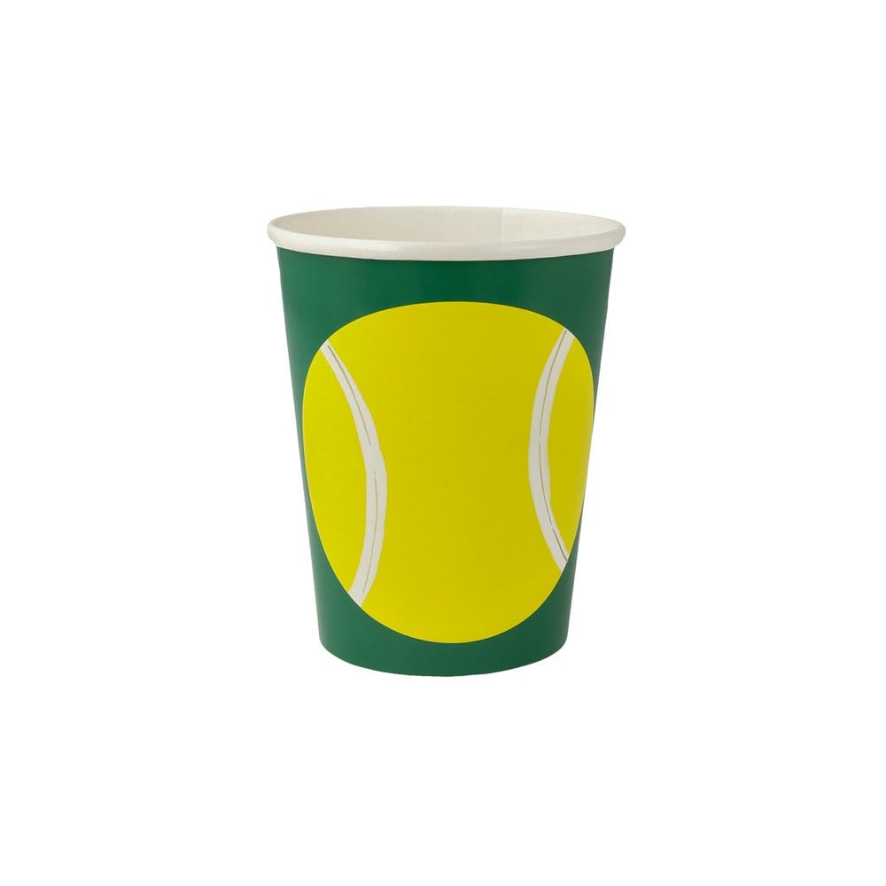 Meri Meri - Tennis Cups - Tenis Bardaklar - 8'li Bardaklar