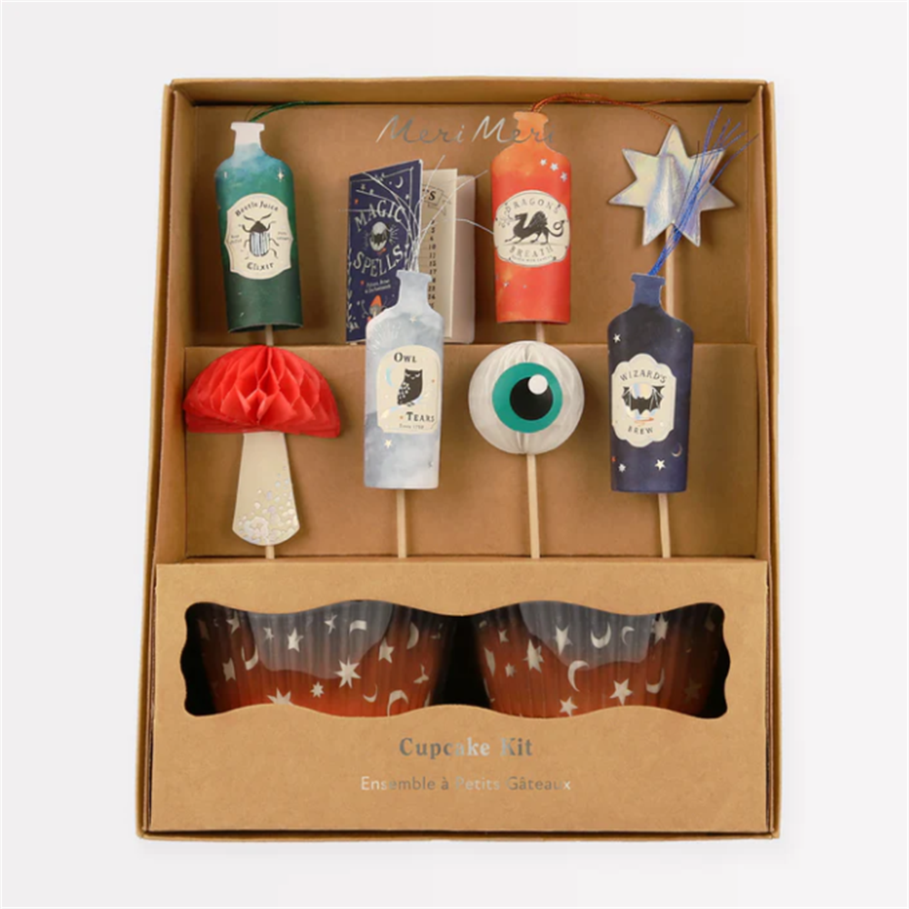 Meri Meri - Making Magic Cupcake Kit - Make Magic Cupcake Kiti (24'lü) Cupcake Setleri