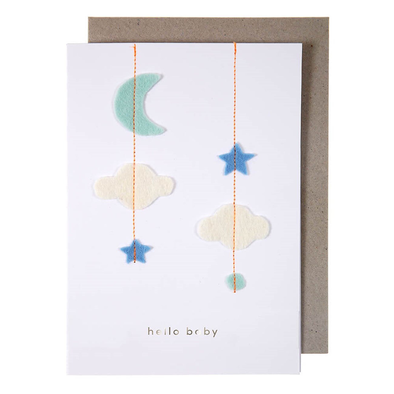 Meri Meri - Hello Baby Tebrik Kartı