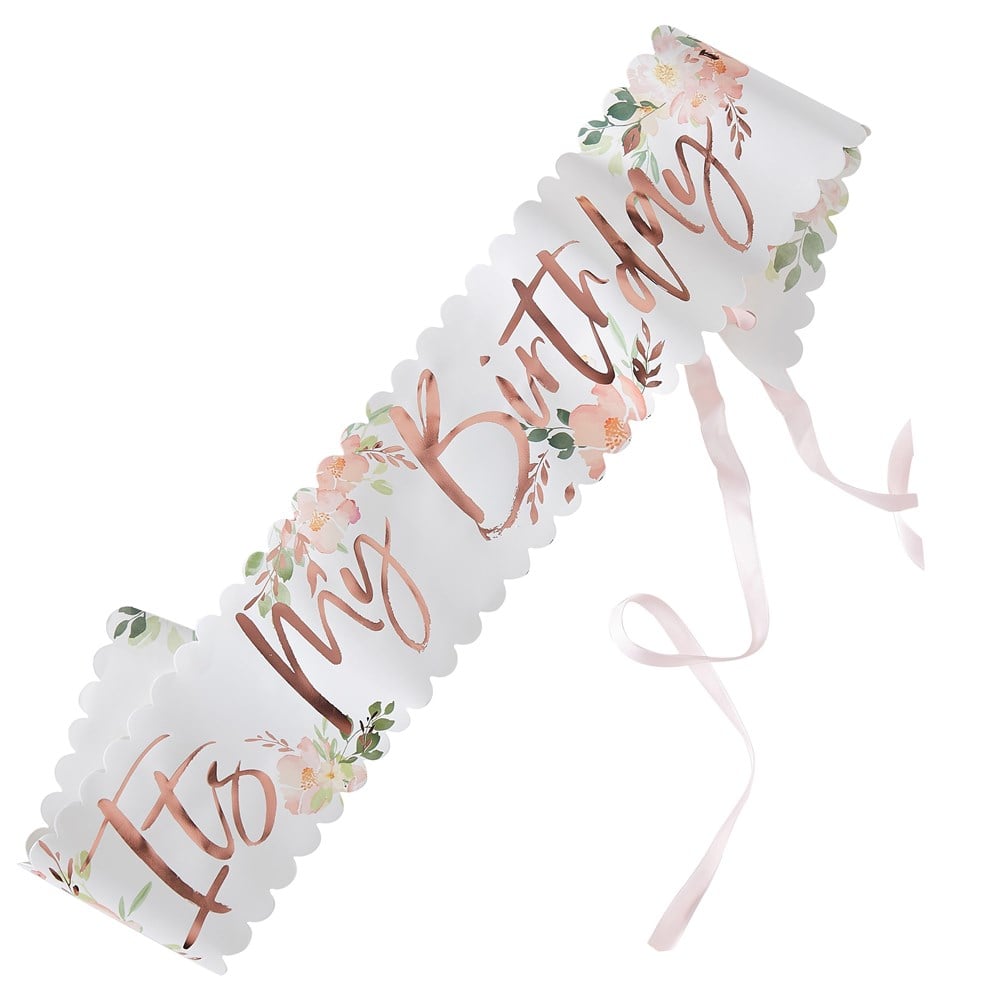 It's My Birthday Çiçekli Kuşak Gizden Gelenler