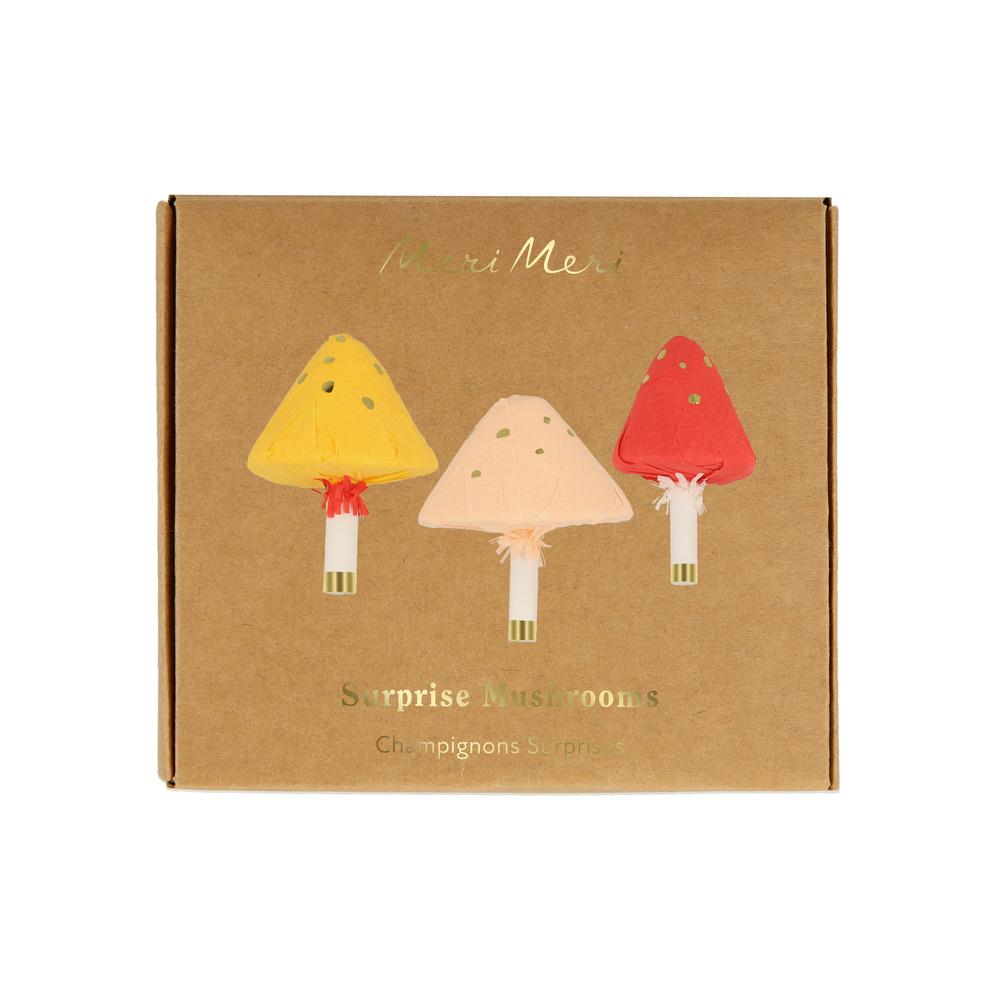 Meri Meri - Surprise Mushrooms - Sürpriz Mantarlar Gizden Gelenler