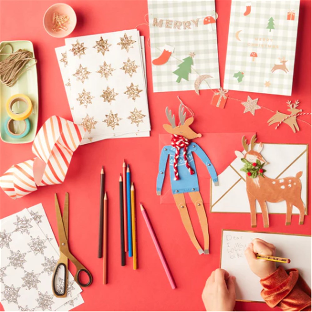 Meri Meri Merry Christmas Card Mutlu Yıllar Tebrik Kartı l Karavan Kids