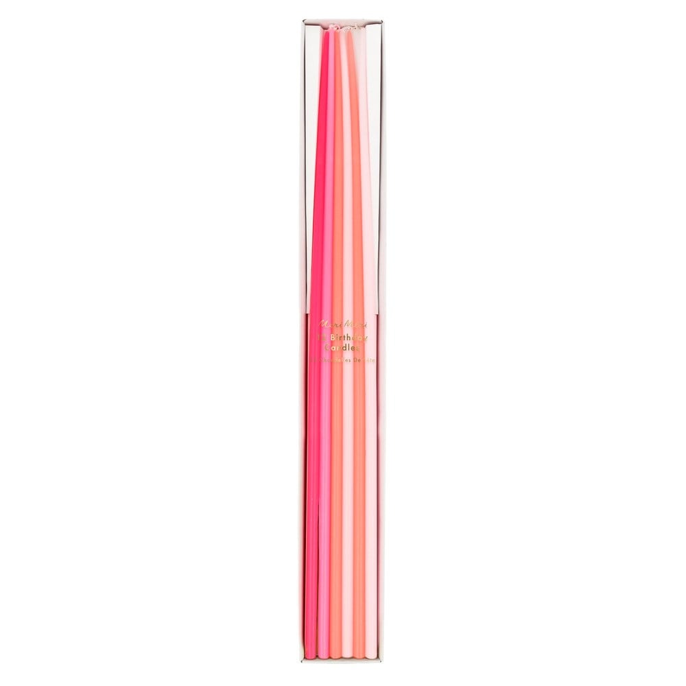 Pink Tall Tapered Candles Gizden Gelenler