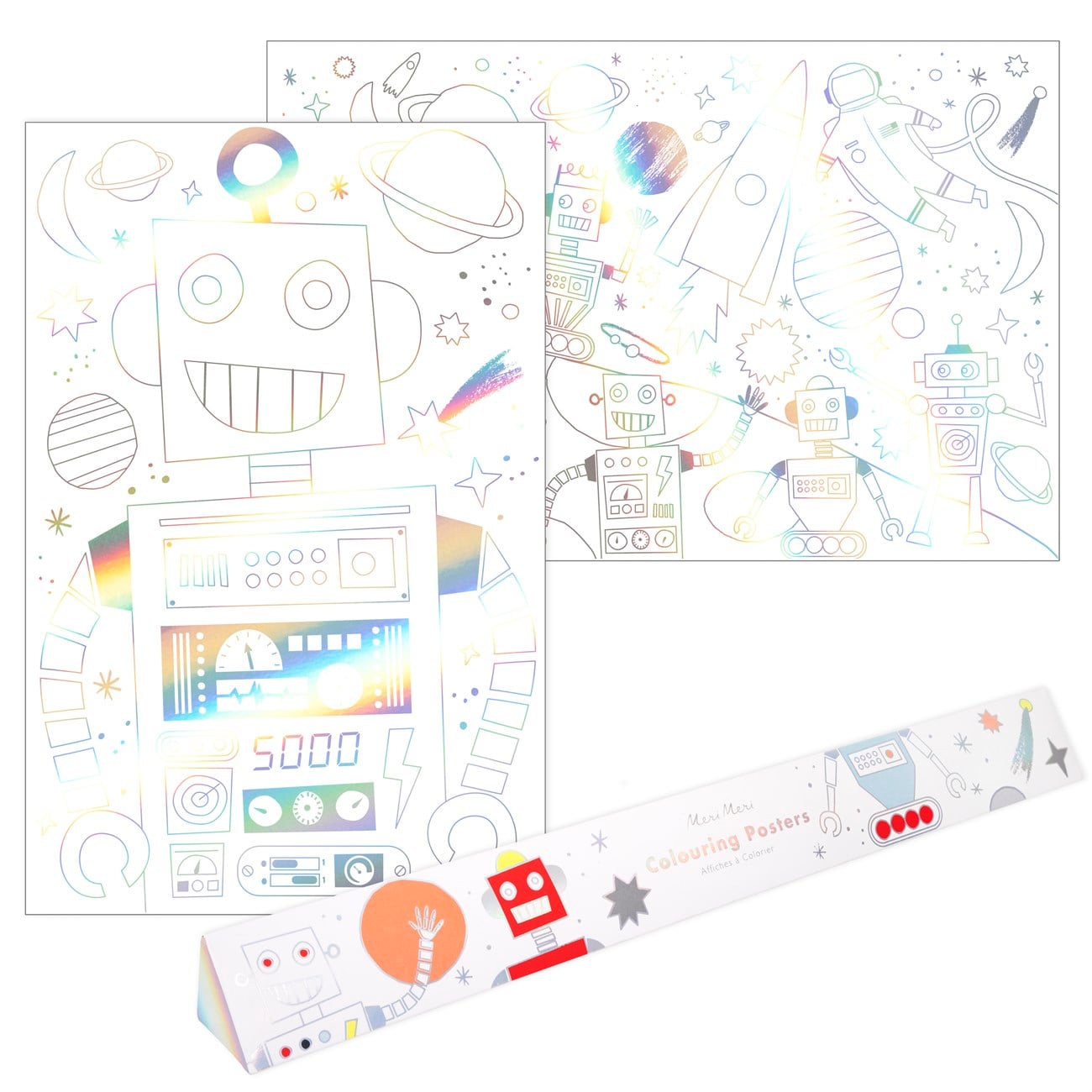 Uzay Boyamalı Poster Gizden Gelenler