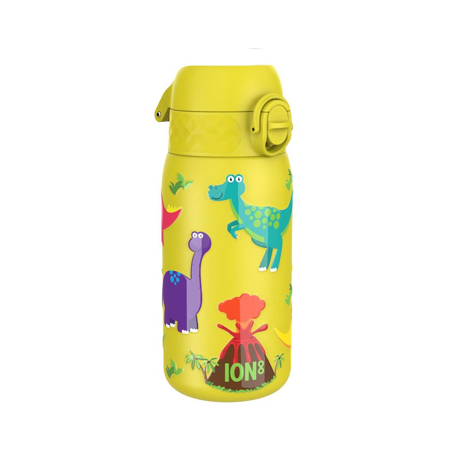 Ion8Ion8 - Paslanmaz Çelik Çocuk Suluk - Dinozorlar - 400 ml - SızdırmazI8SS400PYDINO