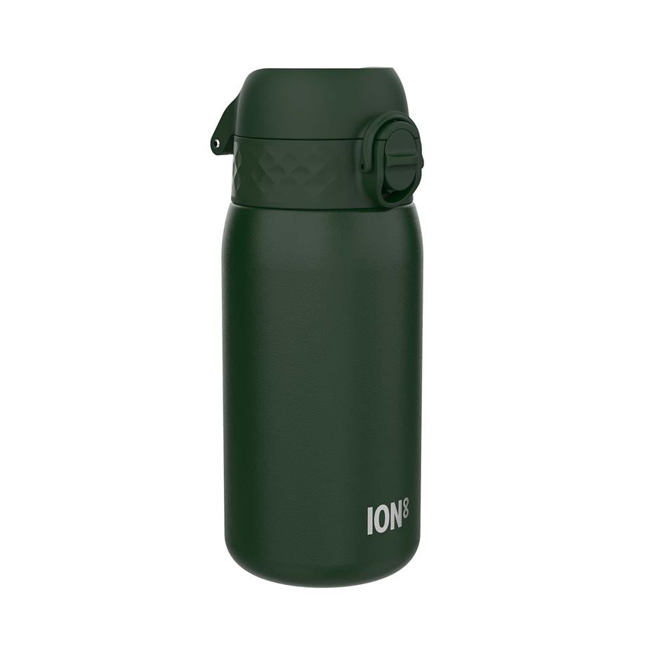 Ion8Ion8 - Paslanmaz Çelik Çocuk Suluk - Koyu Yeşil - 400 ml - SızdırmazI8SS400DGRE