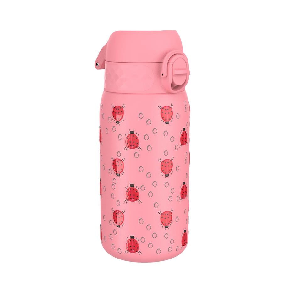 Ion8Ion8 - Paslanmaz Çelik Çocuk Suluk - Uğur Böceği- 400 ml - SızdırmazI8SS400PPLADY