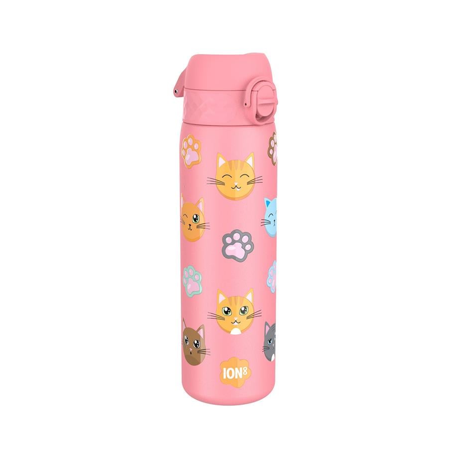 Ion8Ion8 - Paslanmaz Çelik İnce Suluk - Kediler - 600 ml - SızdırmazI8SS600PRCATS
