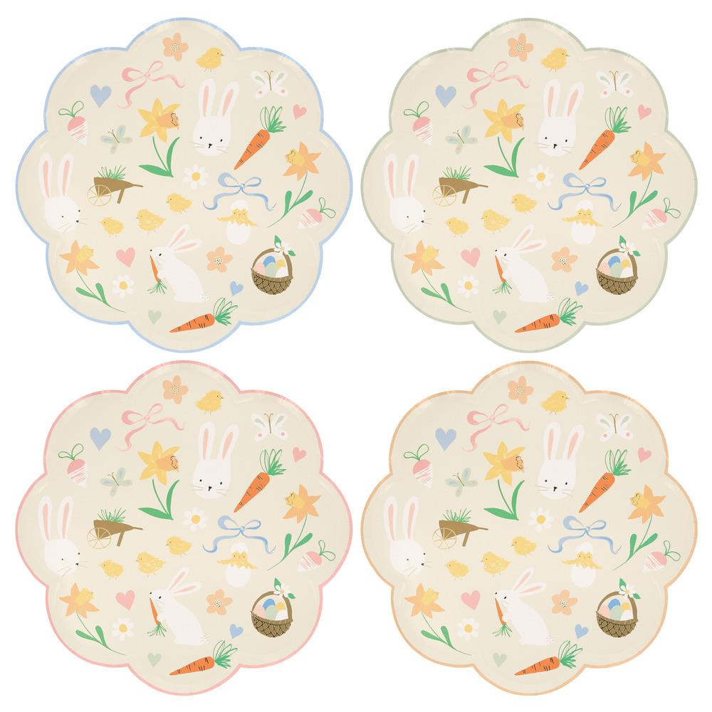 Meri Meri - Bahar Sembollü Tabaklar (L) (8'li) Kategorisiz