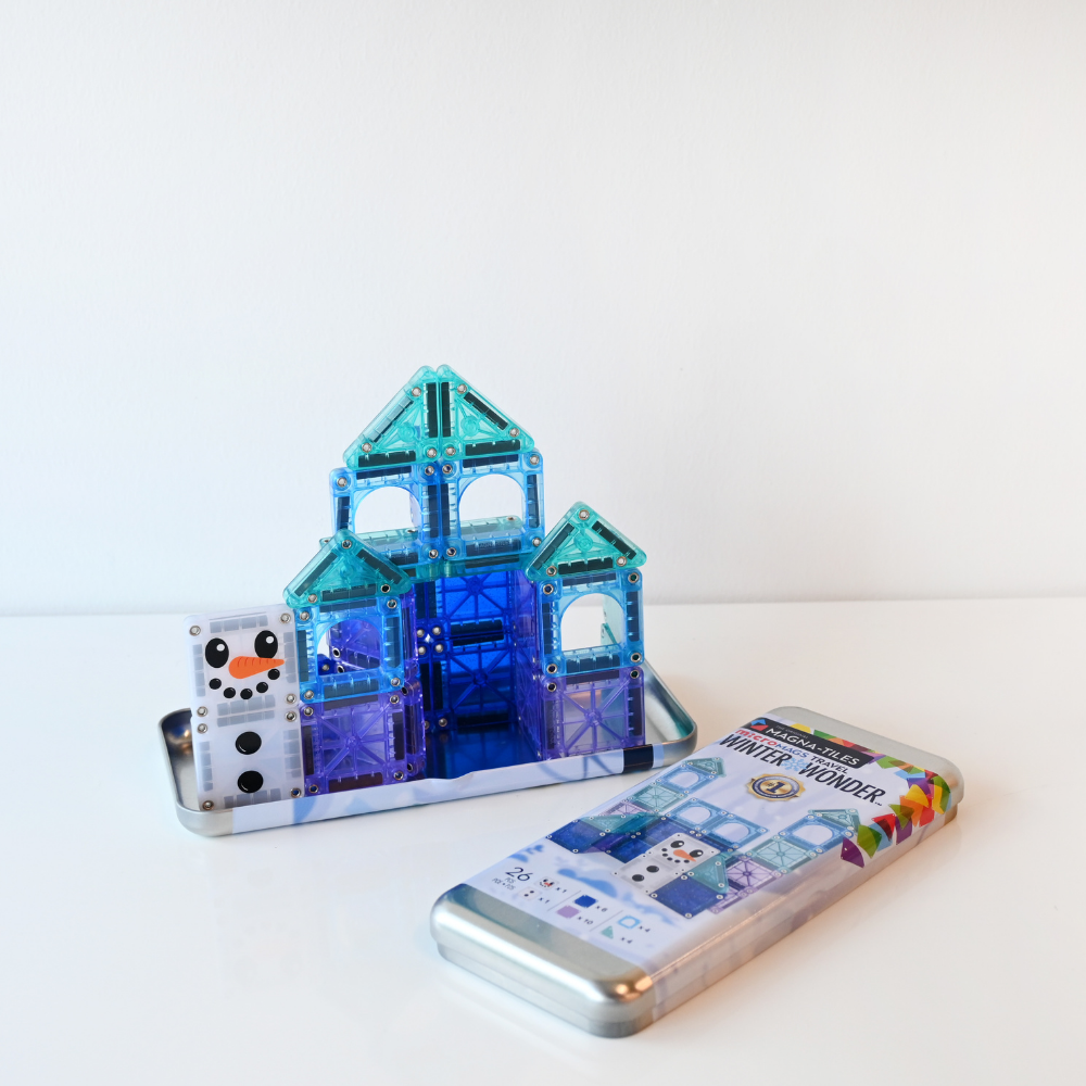 supermates winterセット MAGNA-TILES® - WinterWonderland Travel Set - Seyahat Seti - 26 Parça