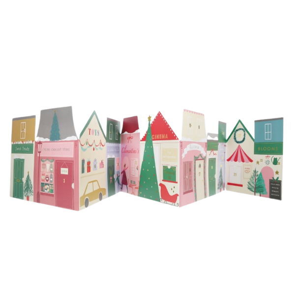 Meri MeriMeri Meri - Christmas Street Concertina Advent Calendar - Yeni Yıl Sokağı Advent Calendar279114