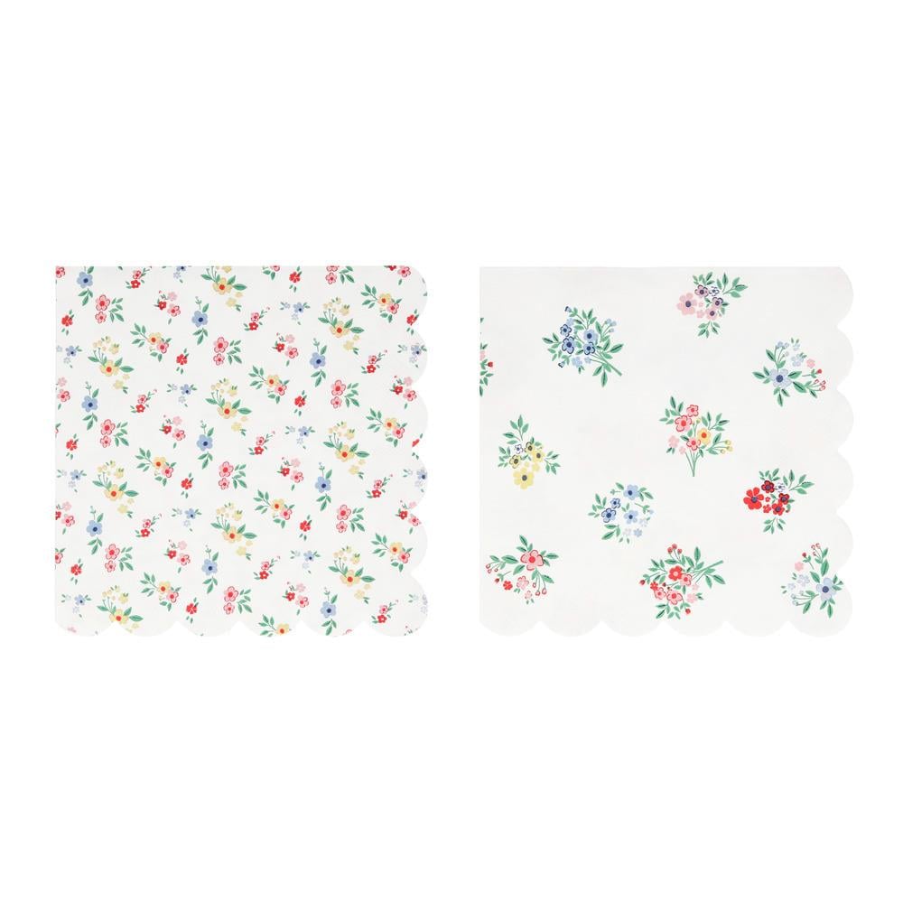 Meri MeriMeri Meri - Ditsy Posy Çiçekli Peçeteler - L - 16 Adet285900