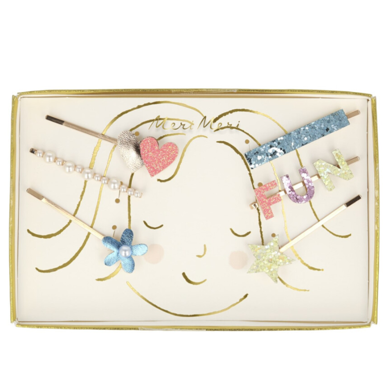 Meri MeriMeri Meri - Fun Time Hair Slides - Parlak Toka203978