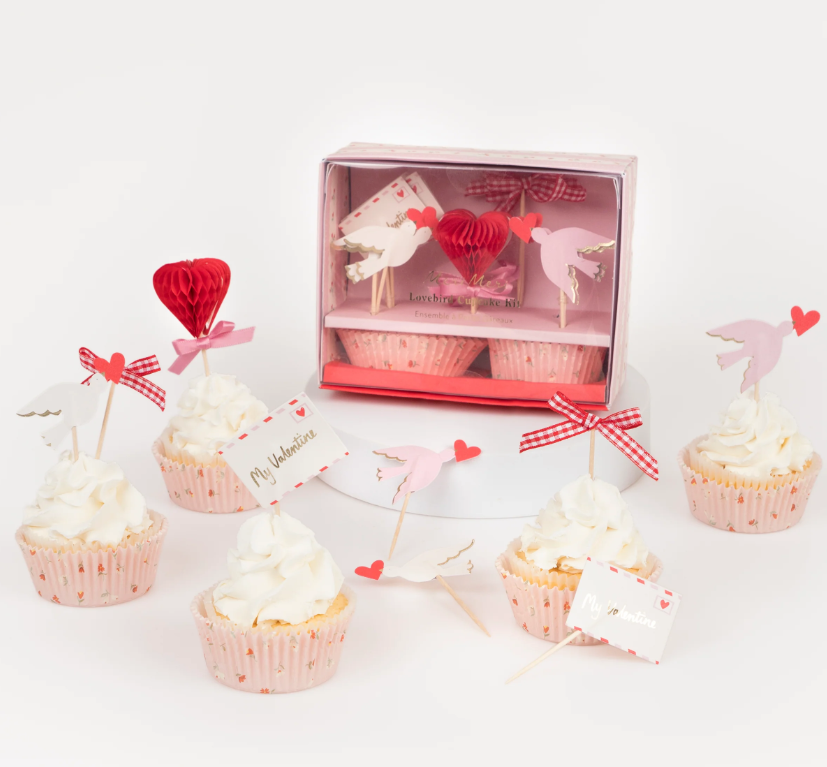 Meri MeriMeri Meri - Lovebird Cupcake Kiti - 24 Adet283362