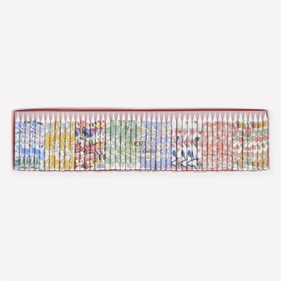 Meri MeriMeri Meri - Meri Meri x Liberty Mini Candles - Meri Meri x Liberty Mini Mumlar - 50 Adet299130