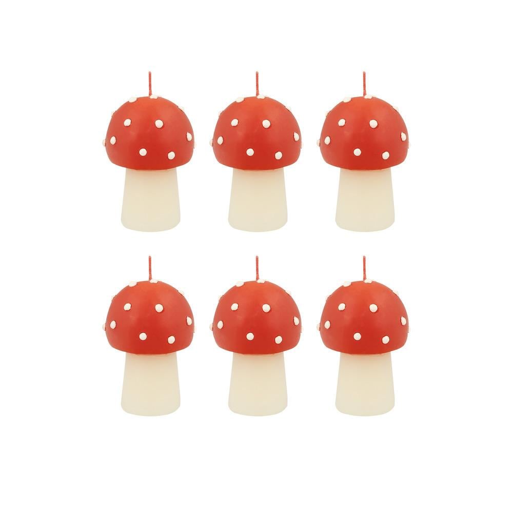 Meri MeriMeri Meri - Mini Mantar Mumlar - 6 Adet279978