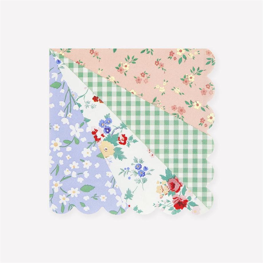 Meri MeriMeri Meri - Patchwork Large Napkins - Patchwork Peçeteler - L - 4 adet300552