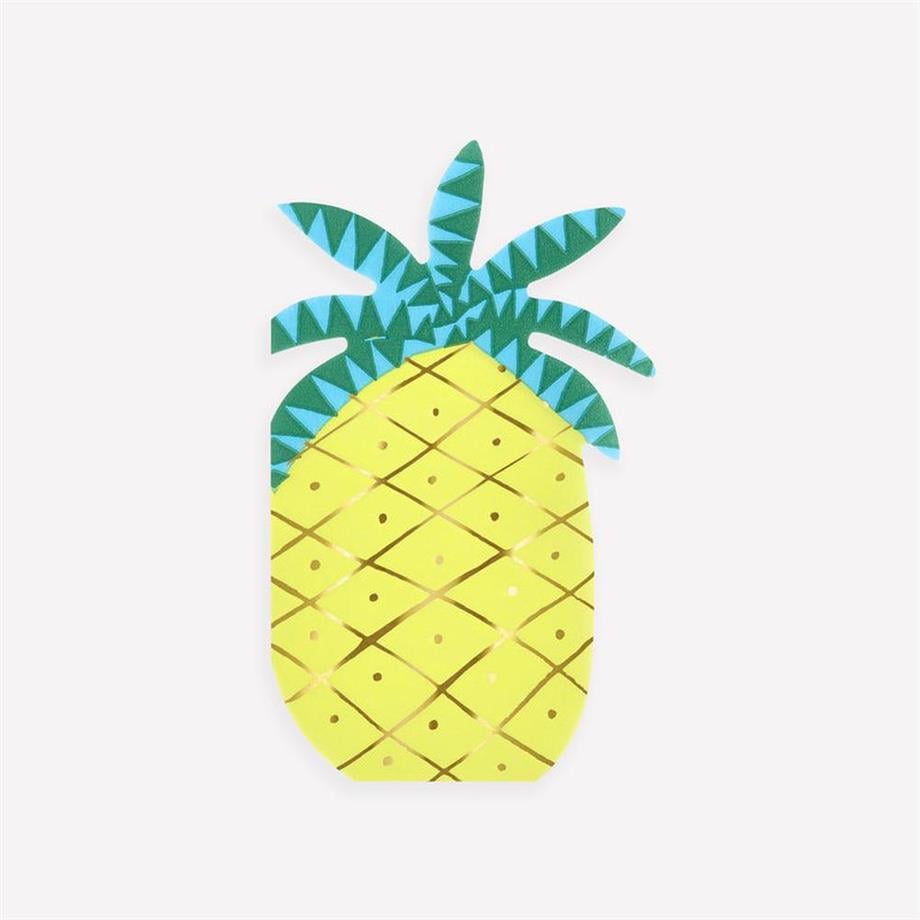 Meri MeriMeri Meri - Pineapple Napkins - Ananas Peçeteler - 16 Adet300633