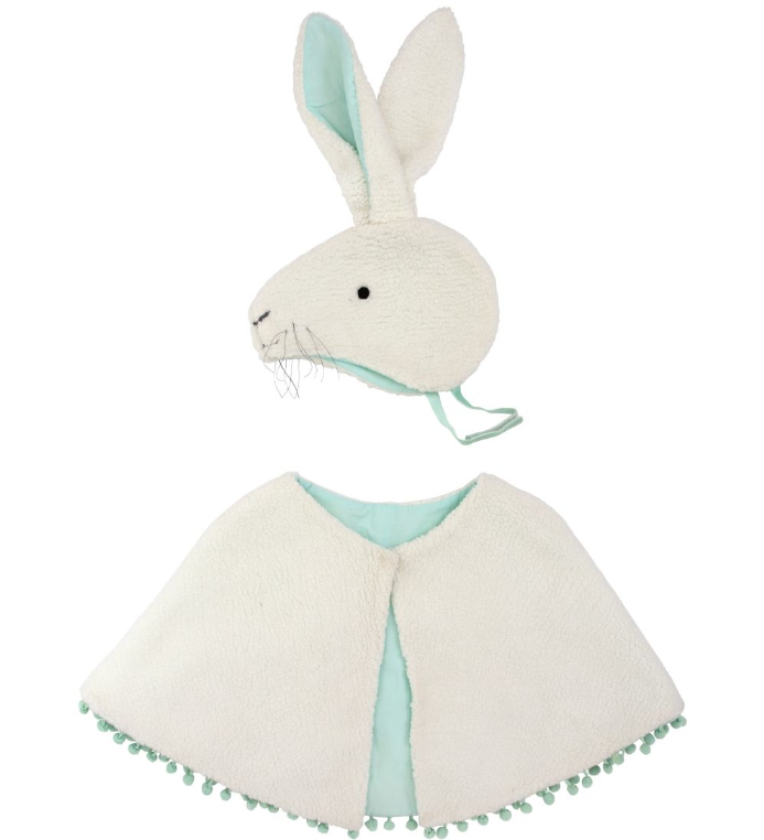 Meri MeriMeri Meri - Sherpa Bunny Cape Dress-Up - Tavşan Pelerinli Kostüm210430
