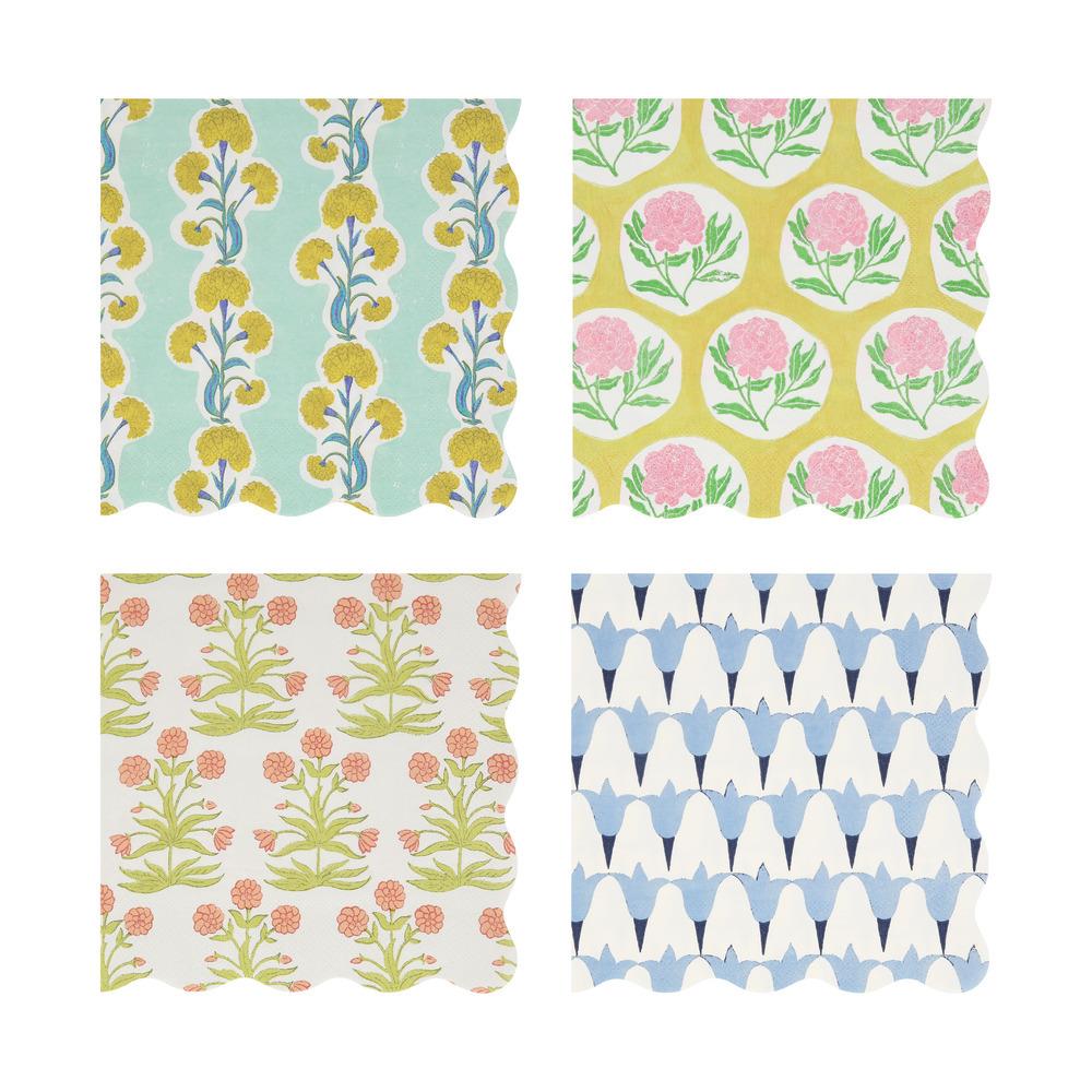 Meri MeriMeri Meri x Molly Mahon - Çiçekli Peçeteler - L - 16 Adet287844